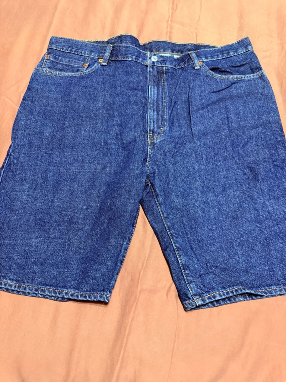 Levi's Dark Blue Denim Jean Shorts